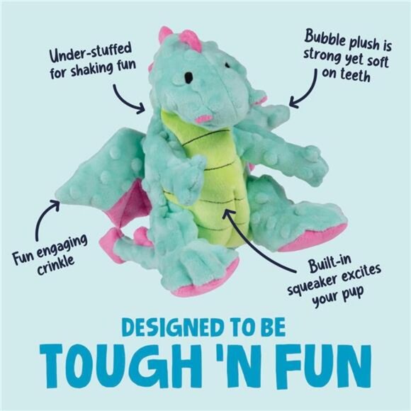 Dragons Extra Soft Plush Toy for Dogs with Chew Guard Technology - Picture 4 of 7